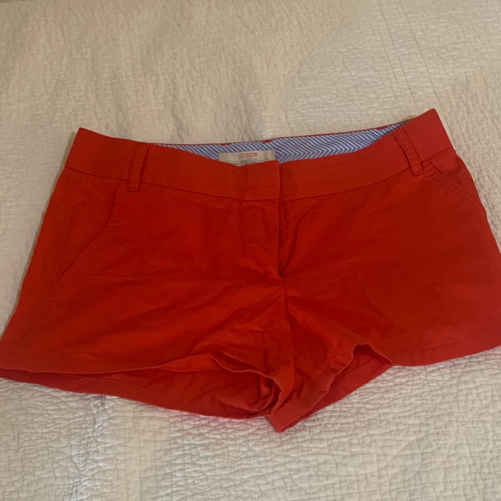 J. Crew Vibrant Red Women's Shorts